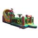 Pirate Inflatable Bounce House With Slide For Large Playgrounds / Leisure Center