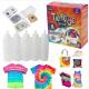 Supply Tie Dye Kit 8 Colors Upgraded Formulas No Fading Clothes Fabric Textile Paints Colorful Tie-Dye Sets for Kids
