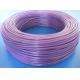 Purple Flexible PVC Tubing Flame Resistance Wire Insulation Protection