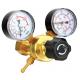 Small Compressed Gas Pressure Regulator With Gauge For Manufactory / Construction