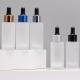 2 oz 1oz 30ml 15ml 5ml white Frosted Glass Essential Oil Bottles With Dropper Eye