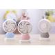 Creative USB Linglong Rabbit/Damo Bear Night Lamp Mini Handheld Fan