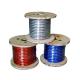 6X7 FC/IWS 1/32'' 3/64'' 1/16'' 3/32'' 1/8'' 5/32'' 3/16'' 1/4'' 5/16'' PVC/PP/PE/PA Coated Steel Wire Rope