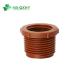 Flexible Pn16 Pph Pipe Fittings Threaded Coupling Adaptor for Hot and Cold Water Pipes