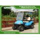 48V Battery Operated Hunting Golf Carts Fuel Blue Colour With ISO Certification