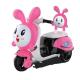Classic Mini 6v Ride on Motorcycle Toys Car for Children Colorful Flash Music