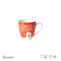 610ml Ceramic Bone China Mugs , Bone China Christmas Mugs Eco Friendly