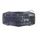 K400 Wired Gaming Computer Keyboard LED Light Adjustable With Letter Illumination