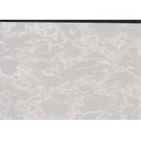 Quartz Artificial Stone Countertops White Vein Gray Engineered Stone Countertop  Acid Resistant