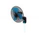 16 400mm Portable Wall Mounted Fans 3 Speed oscillation Hydroponics Cooling
