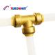 Brass Push Quick Connect Fittings Lead Free PEX AL PEX Pipe Fittings