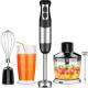 400W Immersion Stick Blender 3 In 1 Multi Function Two Speeds With Turbo 12 Speeds
