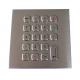 19 Keys Water Proof Metal Keypad Stainless Steel PS2 USB RS232 RS485