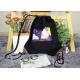 Load Bearing 8 Kg Canvas Drawstring Backpack Durable Breathable Material