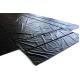 Blue Steel Tarps With PVC Coated Fabric For Custom Flatbed