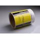 Glossy self adhesive paper Almond Macadamia Sour Cherry nougat food container packaging labels in roll