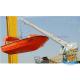 Single Arm Fast Rescue Boat Davit 14kn Hoisting Load 18 M/Min Hoisting Speed
