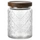 700ml 800ml 24 Oz Glass Jars With Lids For Snacks 480g 512g