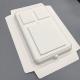 Molded Sugarcane Pulp Packaging Eco Friendly White Color Compostable