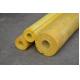 High Temp Glass Wool Pipe Insulation , Yellow Glasswool Pipe Cover