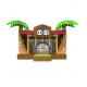 Inflatable Zoo Cartoon Panda Bouncy Castle For Childrens