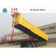 6 Axle 45 CBM Tipper Dump Semi Trailer For Carrying Sand Stone