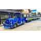 62 Seats Electric Trackless Train Trackless / Outdoor Tourist Train with Lithium Battery