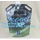 liquid soap pouch hand santinizer bag shaped packaging, Stand Up Liquid Soap Spout Pouch Bag, wash fluid liquid soap bag