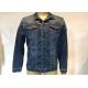 Indigo Trucker Cotton Mens Denim Jacket And Jeans , Slim Fit Denim Jacket