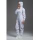 Autoclavable Anti Static Garments , Class 1000 Clean Room Jumpsuit CE Approved