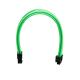 High Quality Single Sleeved braided 8Pin Male to 8Pin Female  Power supply Extension Cable Pcie sleeving cable  green&red