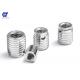 Stainless steel 308 Type Self Tapping Coil Threaded Inserts For Metal/Wood Furniture