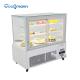 White LED Cake Cooler Fridge , Right Angle 53.5 Inch Height Cake Display Cabinet
