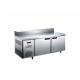 Commercial Counter Top Fridge Defrost Automatically E - Coated Evaporator Embraco