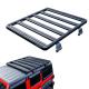 Universal Car Top Luggage Carrier Roof Rack for Jeep Wrangler Jl in Black Powder Coat