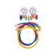 3-channel AC Manifold Dual Gauge Valve Suitable For R134A R22 Refrigerants