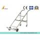 Medicine Equipment Stainless Steel Double Feet Trolley For Oxygen Bottle (ALS-A07)