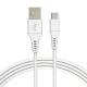 1.2m Biodegradable Micro USB Data Charging Cable Wheat Color