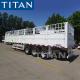 TITAN Stake Semi Trailer Side Loading Animals Transport Cage Semi Trailer