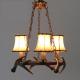 Art deco antler hanging chandelier light for home farmhouse lighting (WH-AC-25)