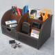 Leather Household Remote Controller Storage Box Makeup Holder