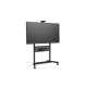 Effortless Movement Mobile TV Cart  With Integrated Shelf For 65 - 86 Inch Screens