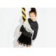 Fashion Scuba Kids Girls Clothes Girls Pullover Sweater With PU Wing Print