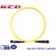 Yellow Fiber Optic Patch Cord Single Mode MT RJ UPC 2.0mm Duplex 4.0m Long