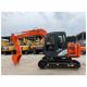 Used Hitachi ZX70 Excavator Zaxis70 Small Digger Earthmoving Red Color