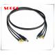 50 Ohm Copper Jumper Cables / DC 5.5x2.5 Plug SMB SMA Cable Assembly For RF