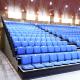 Modern Retractable Bleacher Seating , Telescopic Seating System For School Theater