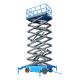 6m-18m Electric Lifting Platform Fixed Scissor Lifter With Outrigger For Loading Unloading
