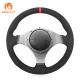 MEWANT For  Mitsubishi Lancer Evolution EVO IX 9 VIII 8 VII 7 Heat Resistant Thin Steering Wheel Cover For Automobile Red Strip