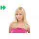 Stylish Long Wig Blonde Synthetic Hair Wigs , Costume Wig For Women